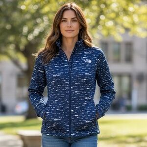 The North Face Women's Patterned Navy Jacket
